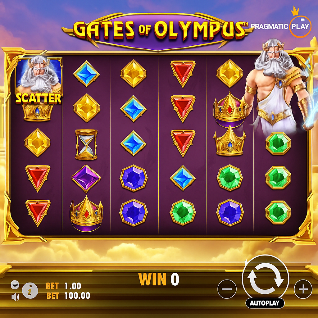 PlayBoom - Gates of Olympus Slot by Pragmatic Play