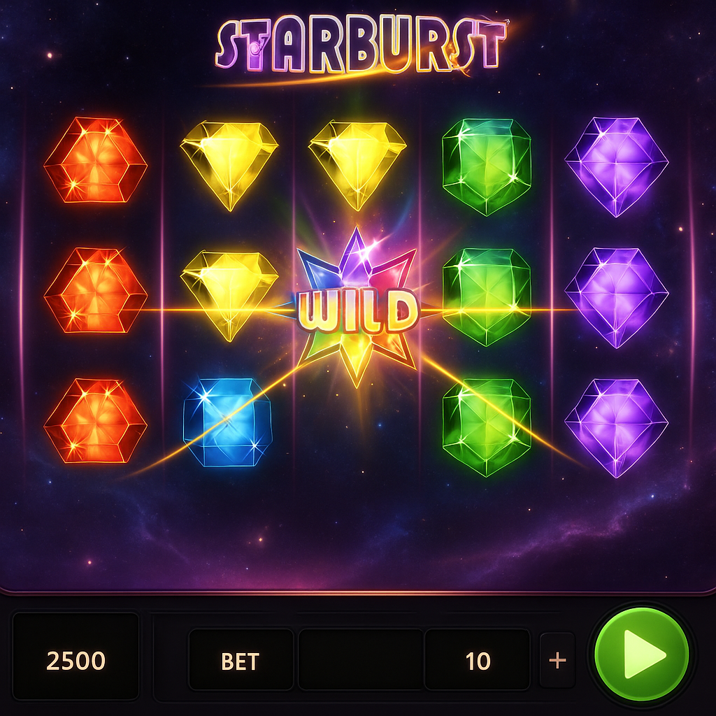 PlayBoom - Starburst Slot Game - Online Casino